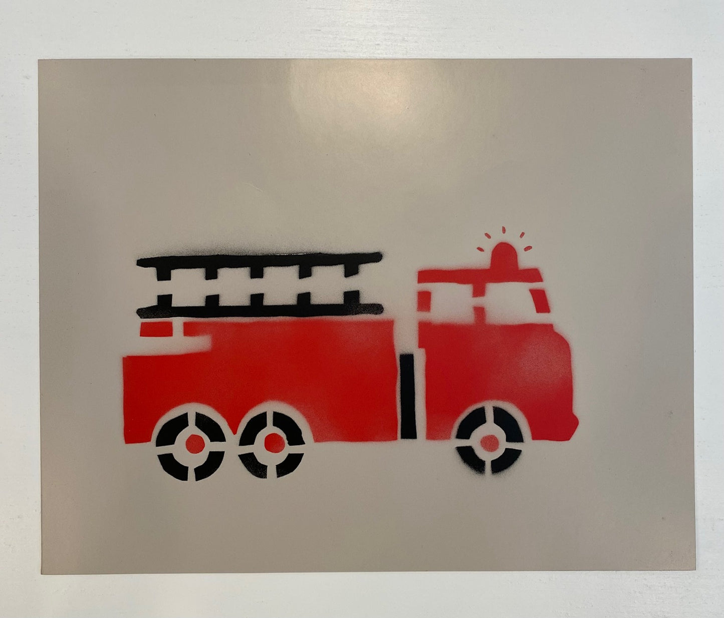Nursery Art - Fire Truck