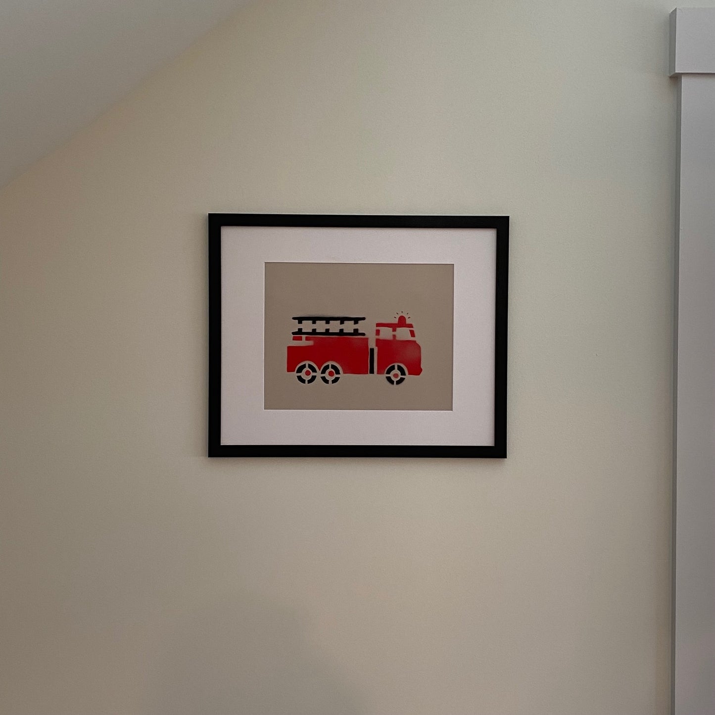 Nursery Art - Fire Truck