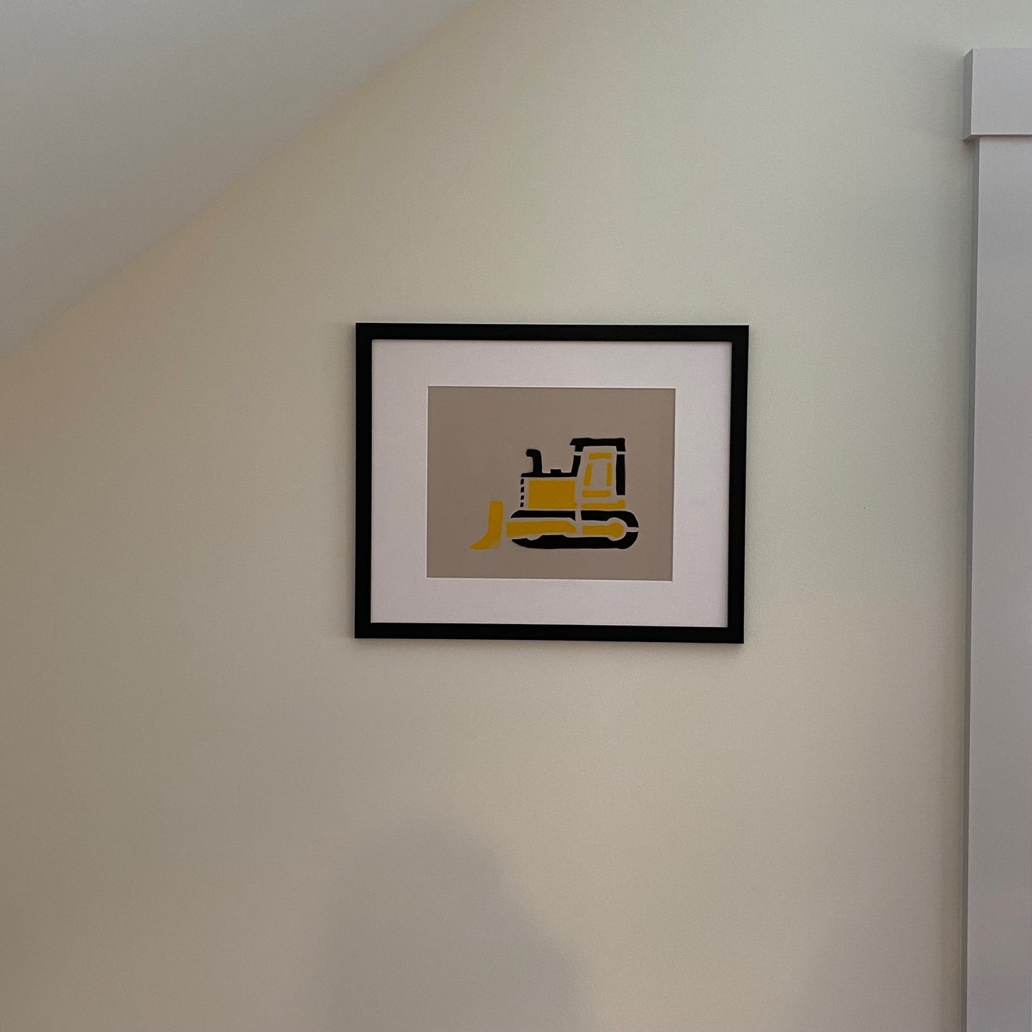 Nursery Art - Bulldozer