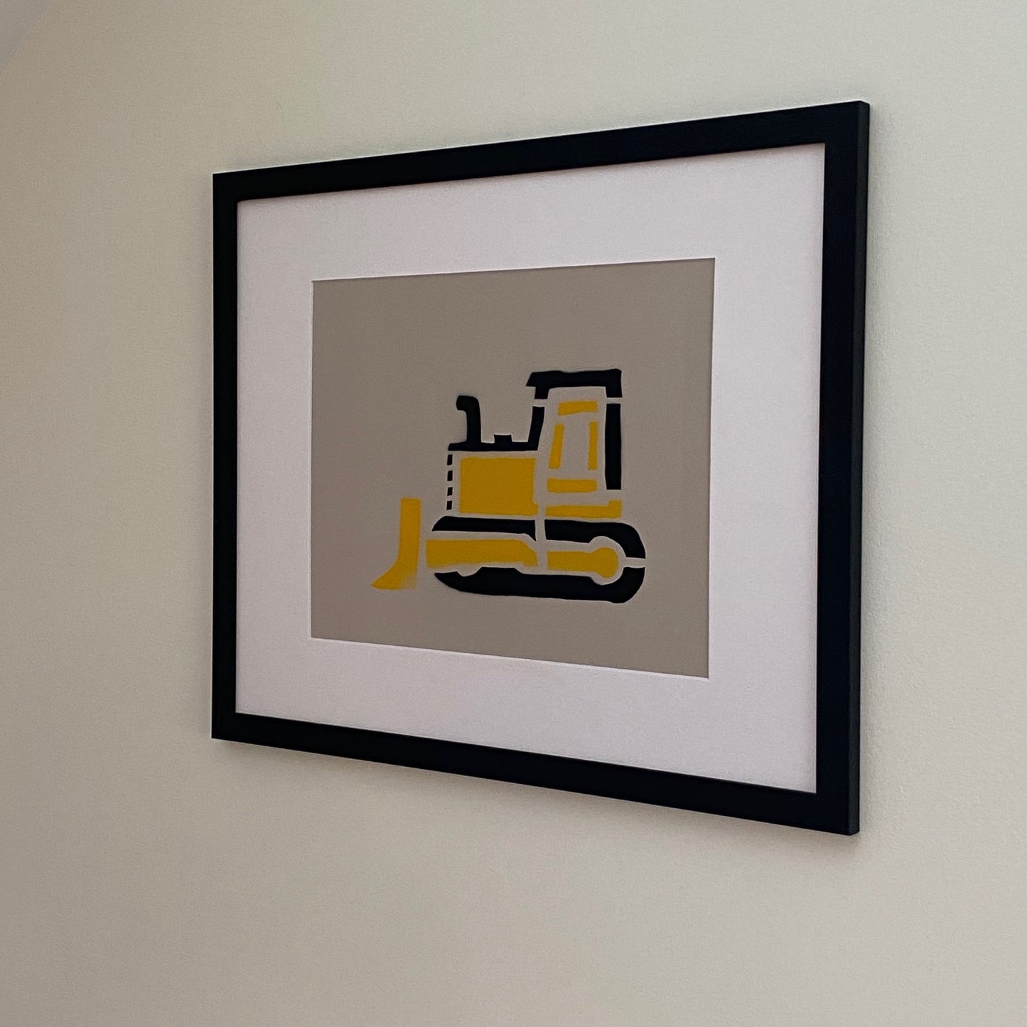 Nursery Art - Bulldozer