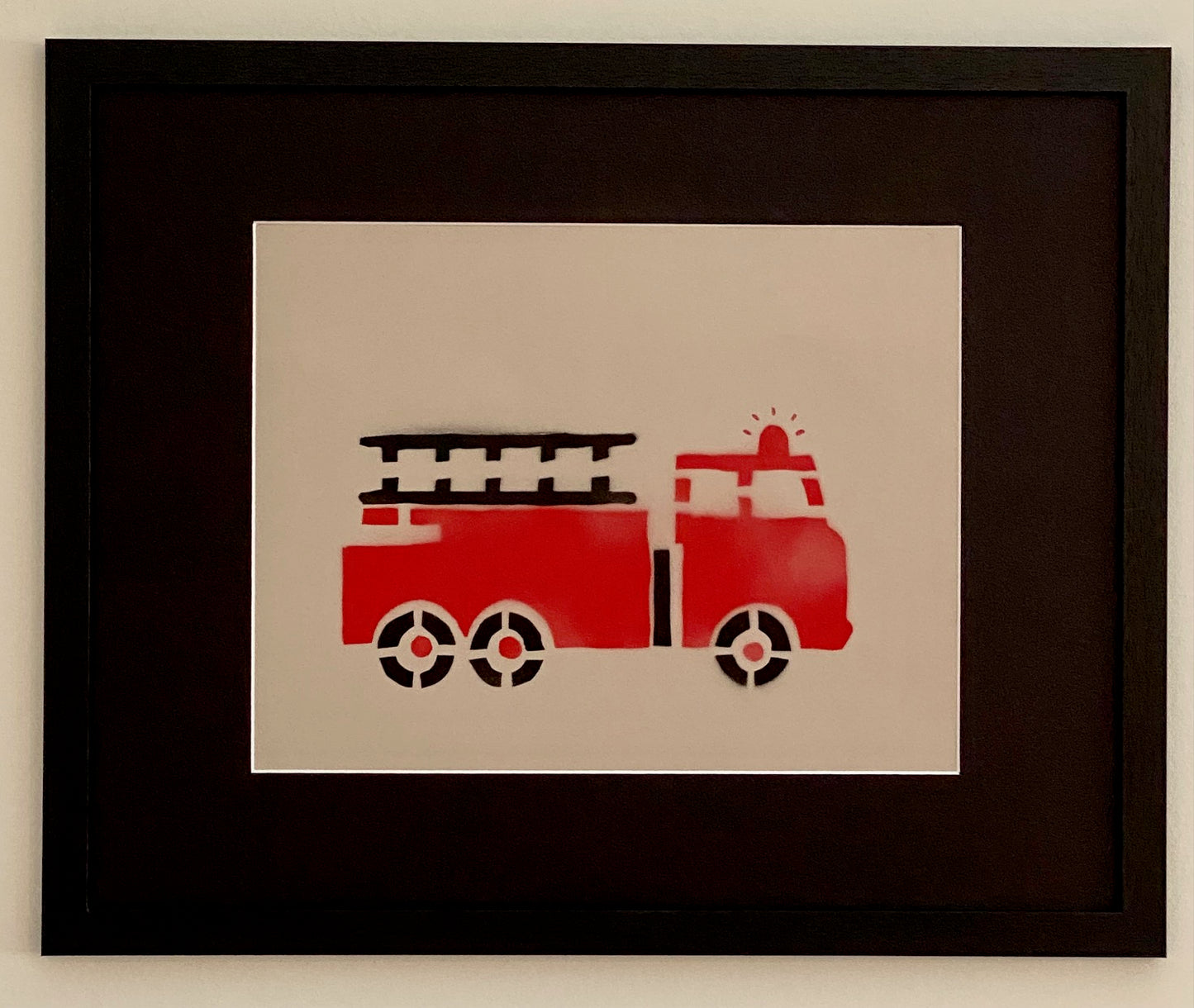 Nursery Art - Fire Truck