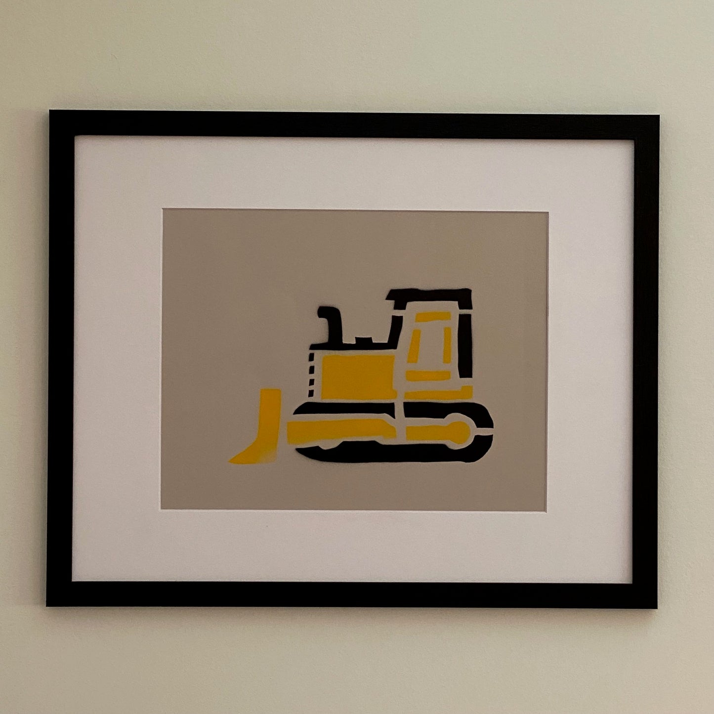 Nursery Art - Bulldozer